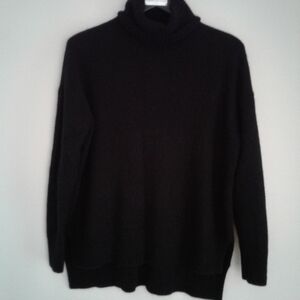 Saks Fifth Avenue 100% Cashmere Turtleneck Sweater Size L
